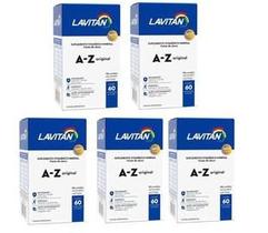 Kit 5 Lavitan A-Z Homem Suplemento de Vitaminas e Minerais