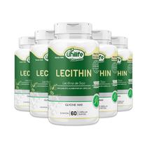 Kit 5 Lecitina de Soja Unilife 60 Cápsulas