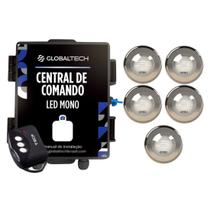 Kit 5 LED MONO 10W + Central de Comando Globaltech 60W Kit 5 LED MONO 10W + Central de Comando Globaltech 60W