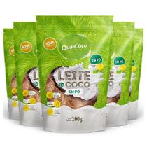 Kit 5 Leite de coco em pó Qualicôco 100g Kit 5 Leite de coco em pó Qualicôco 100g