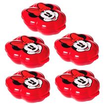 Kit 5 Lembrança Aniversário Minnie Vermelho Decoração Festa
