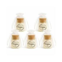 Kit 5 Lembrancinhas Velas Perfumadas Minha Crisma + Organza