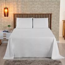 Kit 5 lençóis Casal/Queen + 10 Fronhas 100% Algodão Linha Pousada e Hotelaria