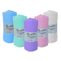 Kit 5 Lençol Cama Elástico Avulso Box Casal 100% Algodão Malha