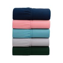 Kit 5 Lençol Casal 400 Fios Avulso Com Elástico Cama Box Cores Sortidas