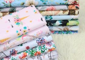 Kit 5 Lençol Queen 3 peças Estampado