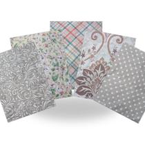 Kit 5 Lençol Solteiro avulso com elástico para cama estampas sortidas