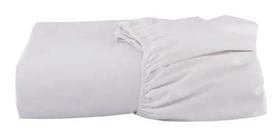 Kit 5 Lençol Solteiro Avulso com Elástico Percal 200 fios Branco - Cecicasa