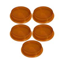 Kit 5 Lente Lanterna Foguinho Bojuda Alta 3 Marias Amarela