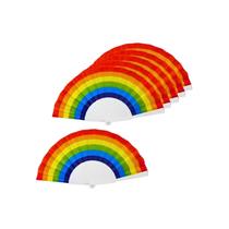 Kit 5 leques coloridos lgbt