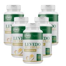 Kit 5 Levedo de Cerveja Complexo B 5x400 Comprimidos 450mg Vegano Unilife Kit 5 Levedo de Cerveja Complexo B 5x400 Comprimidos 450mg Vegano Unilife