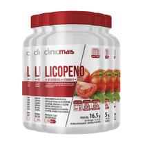 Kit 5 Licopeno 550mg Clinicmais 30 Cápsulas Kit 5 Licopeno 550mg Clinicmais 30 Cápsulas