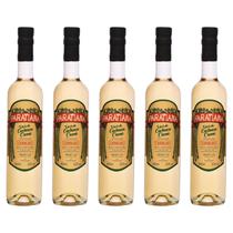 Kit 5 Licores de Cachaça Paratiense 500 ml Creme Sabores Fino Tradicional Coquetéis Exóticos Sobremesa Nacional