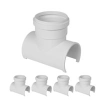 kit 5 Liga Fácil Tapa Furo Tee Esg 100x100mm Mold Estrela