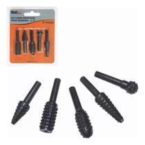 Kit 5 Limas Grossa Rotativa Fresa Retifica Para Madeira 1/4