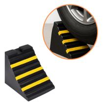 Kit 5 Limitador Zebrado Caminhão Rígido Emborrachado