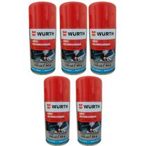 Kit 5 Limpa Ar Condicionado Higienizador Wurth Carro Novo 145 ml Kit 5 Limpa Ar Condicionado Higienizador Wurth Carro Novo 145 ml