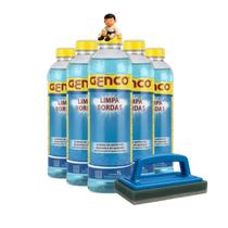 Kit 5 Limpa Borda Desengordurante 1l Genco + Esponja limpa tudo Leve
