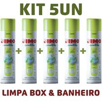 KIT 5 Limpa Box e Banheiro Aerossol 400ml/390g - JIMO
