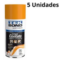 Kit 5 Limpa Contato Elétrico 300ml em Spray TekBond