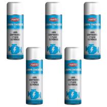 Kit 5 Limpa Contato Elétrico Eletrônico Conectores Pc Placa Radflu 300ml