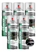 Kit 5 Limpa Contato Limpador Recupera Eletronico Pc 300ml
