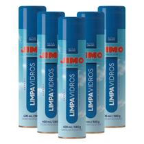 Kit 5 Limpa Vidro Jimo Spray Espuma Limpeza Perfeita