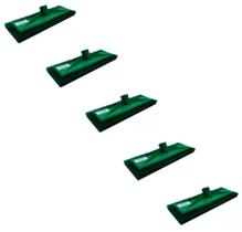 Kit 5 Limpeza Esponja Pesada Abrasiva Piso Azulejo S/ Cabo