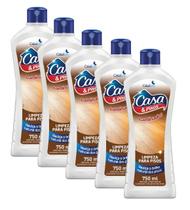kit 5 Limpeza para Pisos Casa e Pisos Laminados 750ml