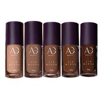 Kit 5 Lip Blush Marrom - Alyce Gontijo Kit 5 Lip Blush Marrom - Alyce Gontijo