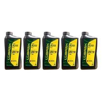 Kit 5 Litros Oleo 10w40 Lubrax API SN Semissintético Tecno