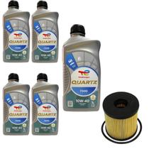 Kit 5 Litros Óleo Motor Total 10W40 + Filtro de óleo Kit 5 Litros Óleo Motor Total 10W40 + Filtro de óleo
