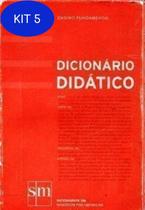 Kit 5 Livro Dicionário Didático Português Fundamental - SM - DIDÁTICOS
