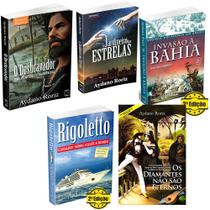 Kit 5 Livros Autor Aydano Roriz Literatura Brasileira História do Brasil Romance Histórico