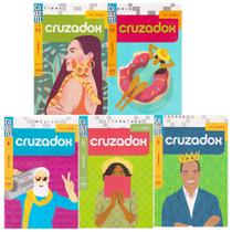 Kit 5 Livros Coquetel Coletânea Cruzadox - Páginas Brancas