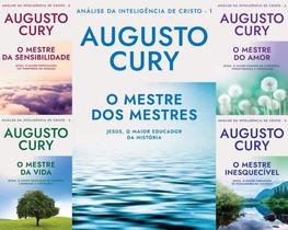 Kit 5 Livros De Cristo Augusto Cury O Mestre Dos Mestres - Sextante