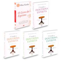 Kit 5 livros - Entenda Jesus - Livros dos Espiritos + Vivendo a doutrina - vol 1,2,3 e 4