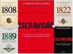 Kit 5 LIVROS LAURENTINO GOMES1808 + 1822 + 1889 Escravidao 1 E 2 Kit 5 LIVROS LAURENTINO GOMES1808 + 1822 + 1889 Escravidao 1 E 2