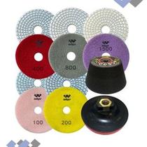 Kit 5 Lixa+Rebolo+Prato P/ preta são gabriel