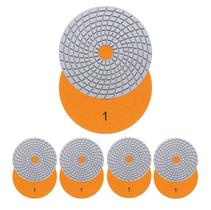 Kit 5 Lixas Diamantadas 3 estagios Espiral Pro 1 - Ø100mm