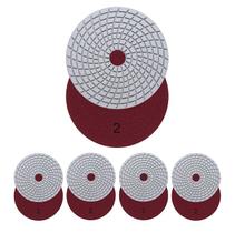 Kit 5 Lixas Diamantadas 3 estagios Espiral Pro 2 - Ø100mm