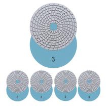 Kit 5 Lixas Diamantadas 3 estagios Espiral Pro 3 - Ø100mm