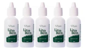 Kit 5 Loção Hidratante Lizza Derm Para Os Pés Ressecados e Rachados