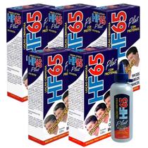 Kit 5 Loção Restauradora HF65 Plus Tonalizante Capilar Unissex Cremosa Incolor 120ml