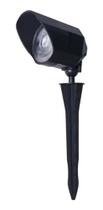 Kit 5 Luminária Espeto Jardim Com Lâmpada Led 5w Luz Verde