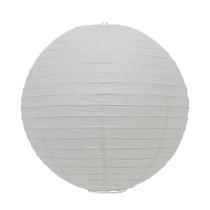 Kit 5 Luminária Japonesa Papel 20 cm Branca Kit 5 Luminária Japonesa Papel 20 cm Branca