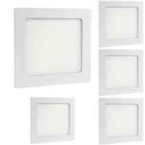 Kit 5 Luminária Led Quadrado 12W Embutir Luz Neutra 4000K Bivolt - Iluminação Equilibrada com Design Moderno Kit 5 Luminária Led Quadrado 12W Embutir Luz Neutra 4000K Bivolt - Iluminação Equilibrada com Design Moderno