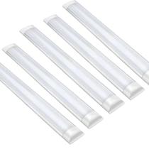 Kit 5 luminaria led slim 36w 100cm 6500k bivolt ourolux