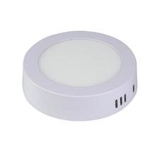 Kit 5 luminária painel led 12w lux redondo sobrepor Kit 5 luminária painel led 12w lux redondo sobrepor