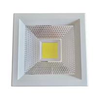 Kit 5 Luminaria Painel Led Quadrado Embutir 20w 6500k Bivolt